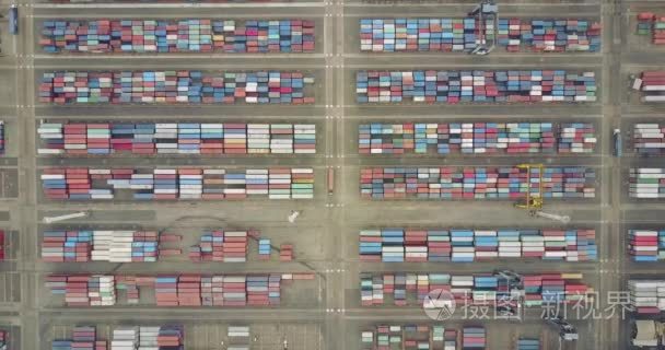 工业港集装箱码头视频