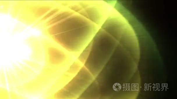 4 k 科技科学能量辐射射线涟漪恒星爆炸，粒子烟花
