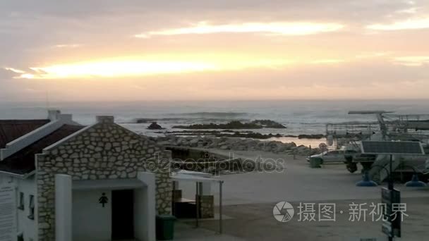 日出在南非海岸视频