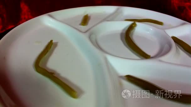 大量绿色蚕豆或蚕豆视频