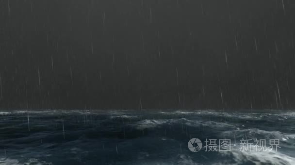 闪电怒海大海之上视频