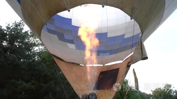 气球气火加热视频
