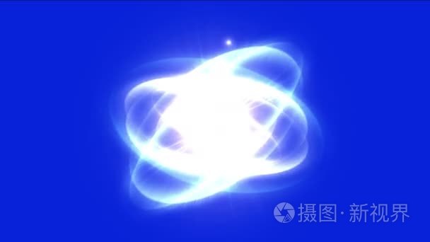 4 k 科技科学能量辐射射线涟漪恒星爆炸，粒子烟花