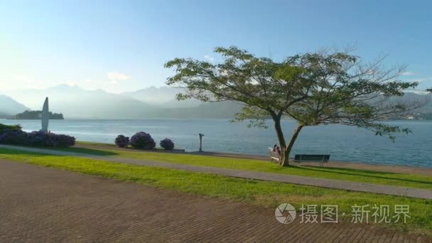 马焦雷湖风光, 阳光明媚的一天视频
