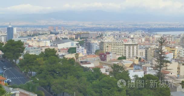 意大利卡利亚里城市景观视频