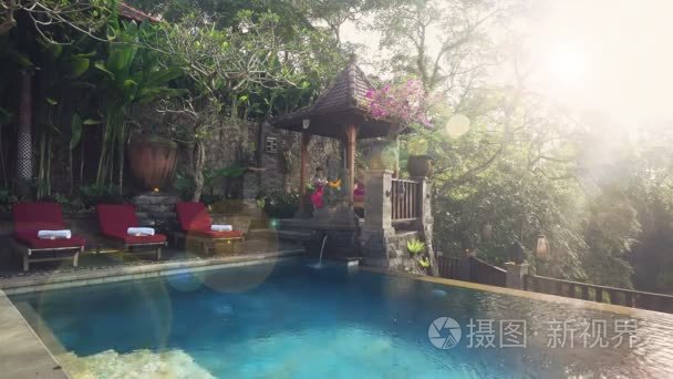 巴厘岛巴厘岛游泳池视频
