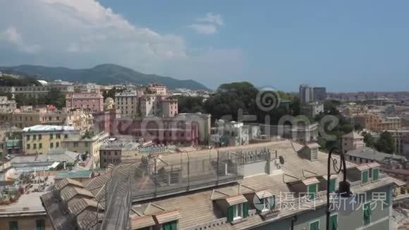 热那亚市的风景视频