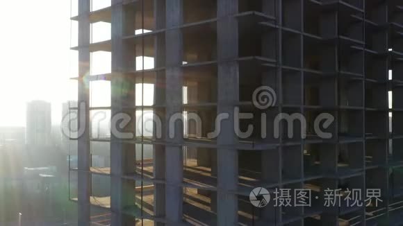 框架为钢筋混凝土高层建筑视频