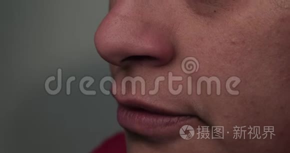 过敏反应吹鼻糖对组织的影响视频