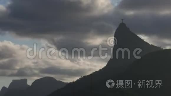 巴西里约热内卢的救世主基督视频