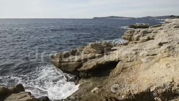 卡普海岸在阳光明媚的冬日