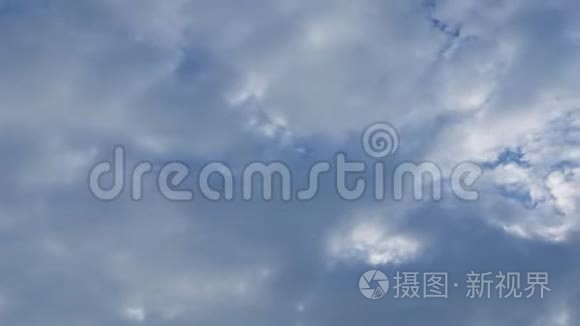 日光云影像循环摄影日视频