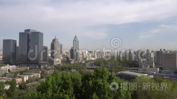 中国乌鲁木齐城市景观视频