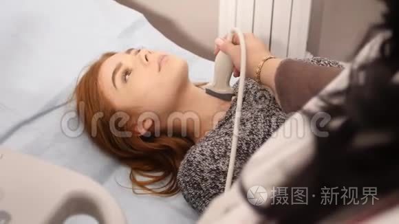 门诊甲状腺超声检查视频