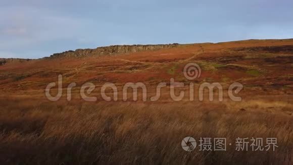 英格兰山顶区国家公园的草山视频