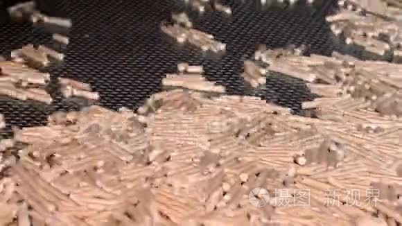 木材加工企业的球团生产视频