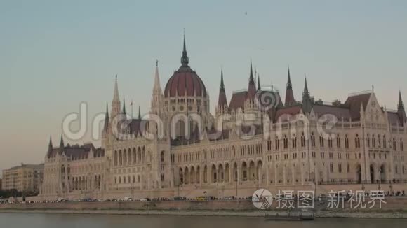 布达佩斯匈牙利议会大厦视频