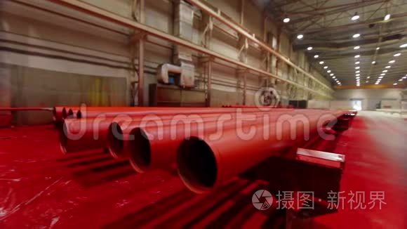 金属厂红金属管生产线视频