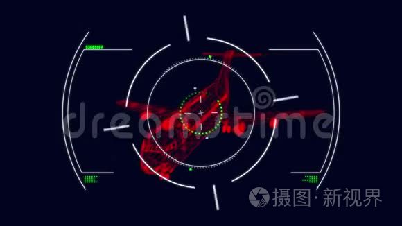 飞机模型三维技术绘图动画视频