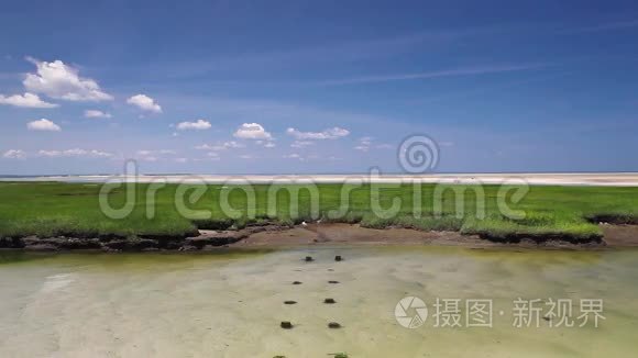 从巴斯霍尔木板路看风景视频