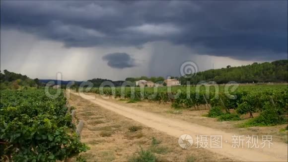 科比雷斯的葡萄园庄园视频