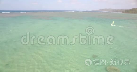 夏威夷海滩海岸线视频