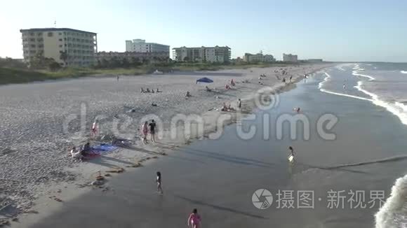 下午晚些时候佛罗里达海滩视频