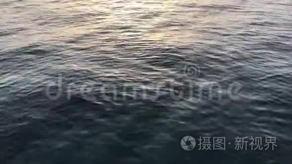 平静的地中海水域视频