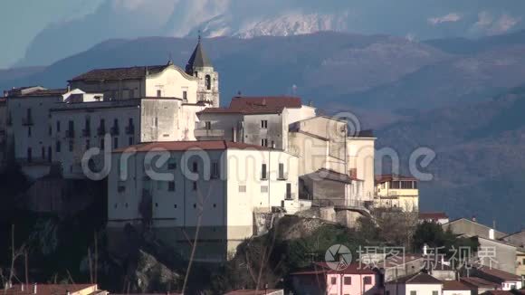 意大利莫利塞省的一个小镇视频