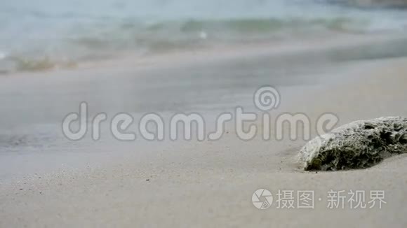 关闭海浪和海滩视频