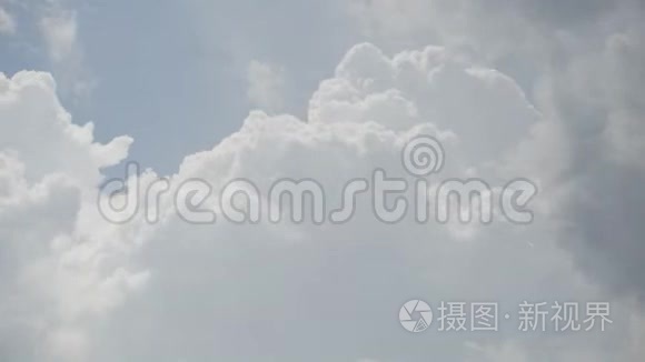 时移云移动器天空背景视频