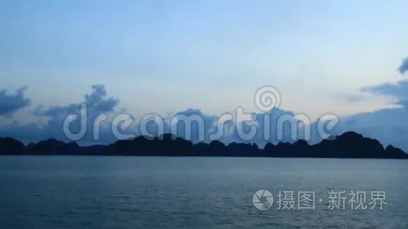 海湾日落视频