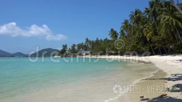 萨梅岛的天堂海滩视频