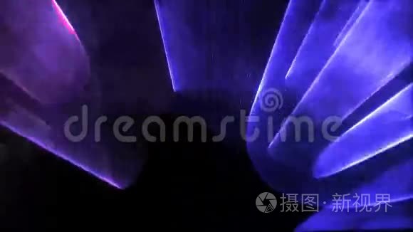 循环激光灯舞蹈背景视频