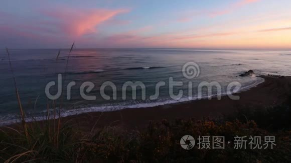 夏季日出海景.