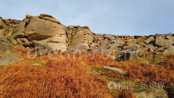 英国美丽的山顶区国家公园视频