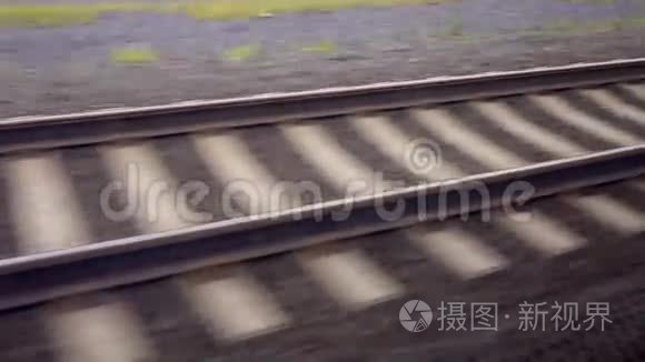 移动列车的视角镜头视频