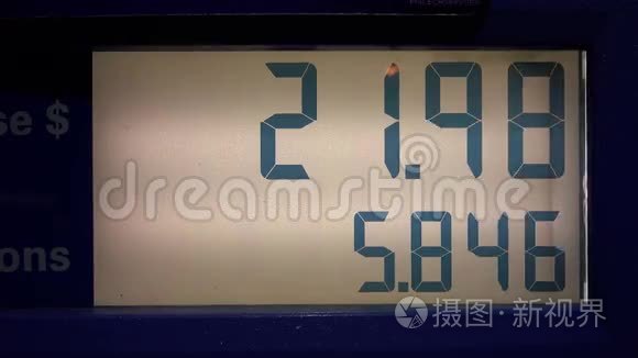 燃料价格,气泵,能源,数字短视频