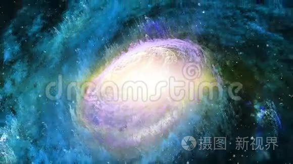 美丽的螺旋星系视频