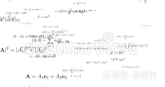 科学公式无缝镜头视频