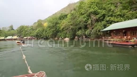 泰国西北部葵江的平房视频