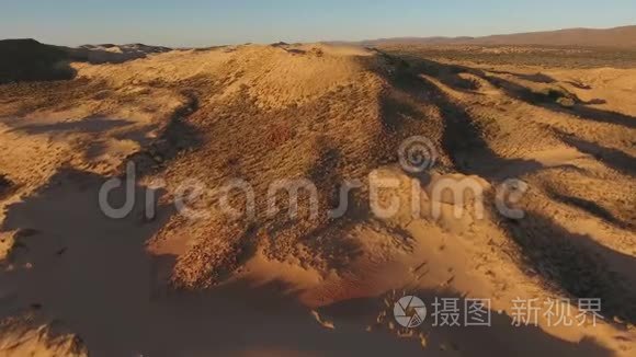 南非沙丘鸟瞰图视频