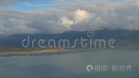 丘加奇山脉的荒野景色视频