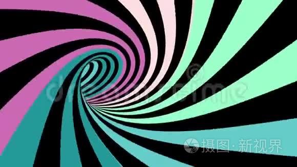 催眠螺旋幻觉无缝循环视频