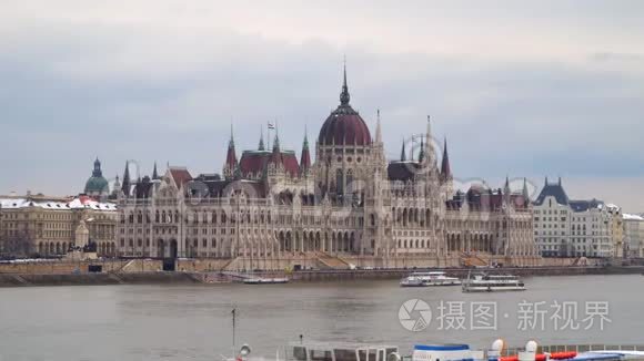 在布达佩斯建立匈牙利议会视频