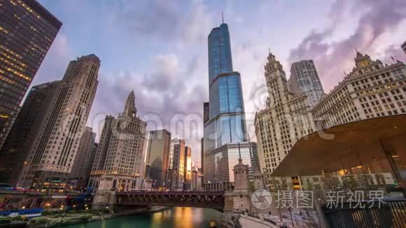 芝加哥，伊利诺伊州，美国城市景观