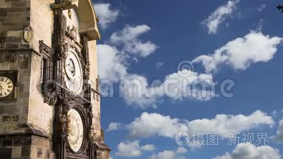 捷克共和国布拉格的天文钟
