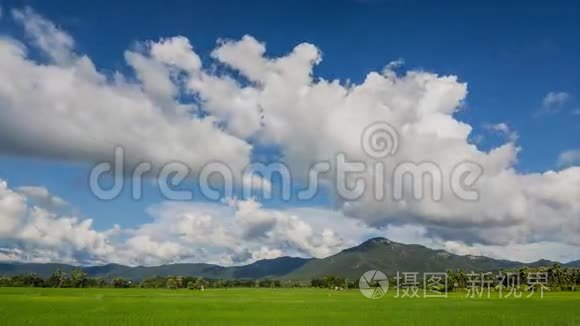 天空中美丽的云运动视频