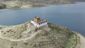 西藏羊湖风光29秒视频