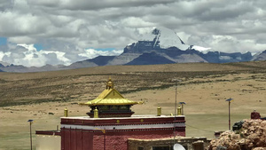西藏羊湖风光15秒视频